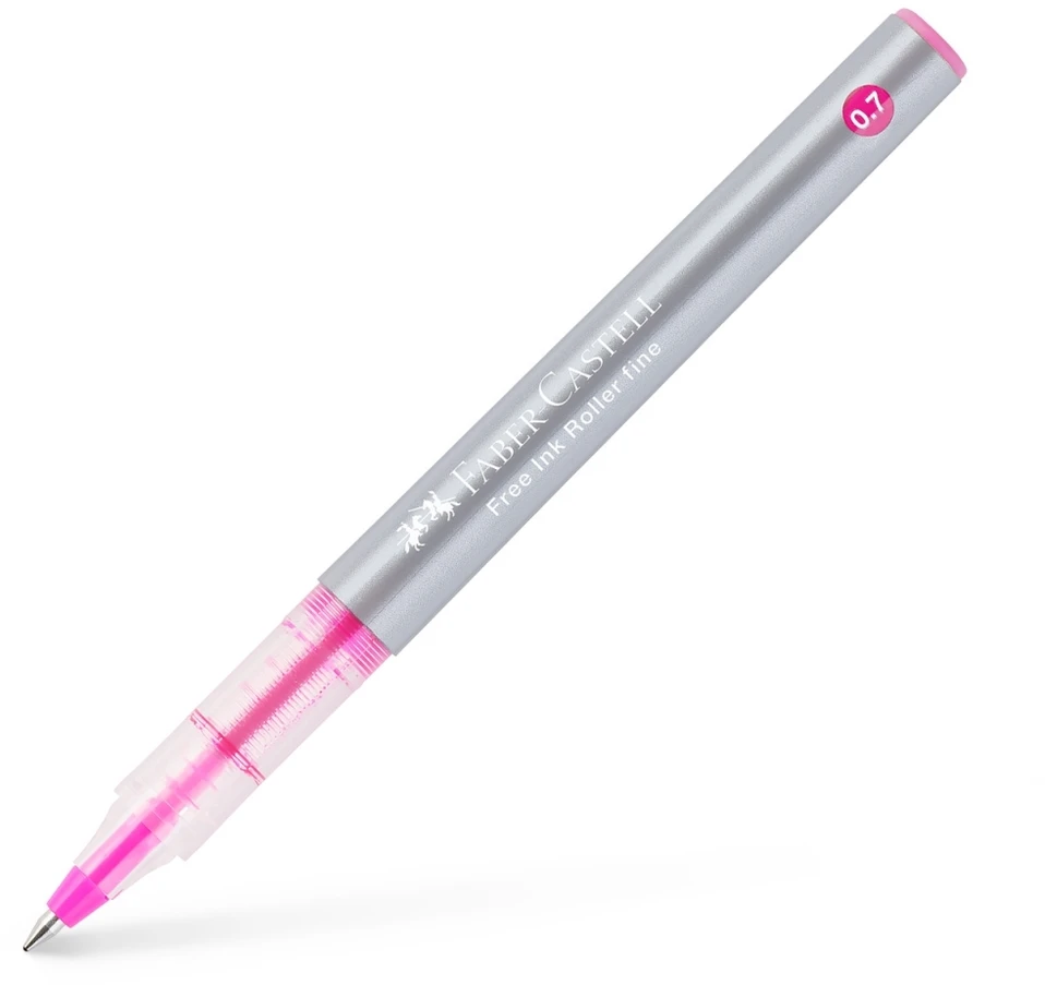 Rašiklis Faber-Castell, 0,7 mm, rožinės spalvos