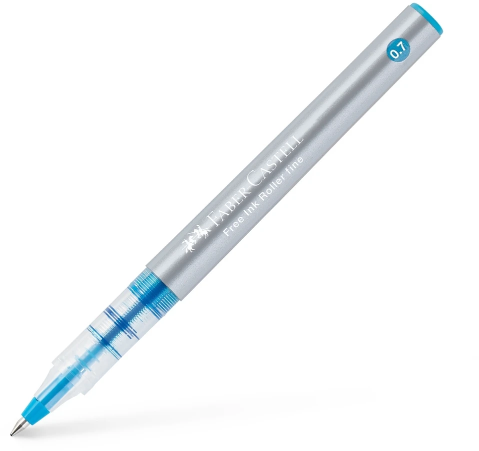 Rašiklis Faber-Castell, 0.7 mm, žydros spalvos
