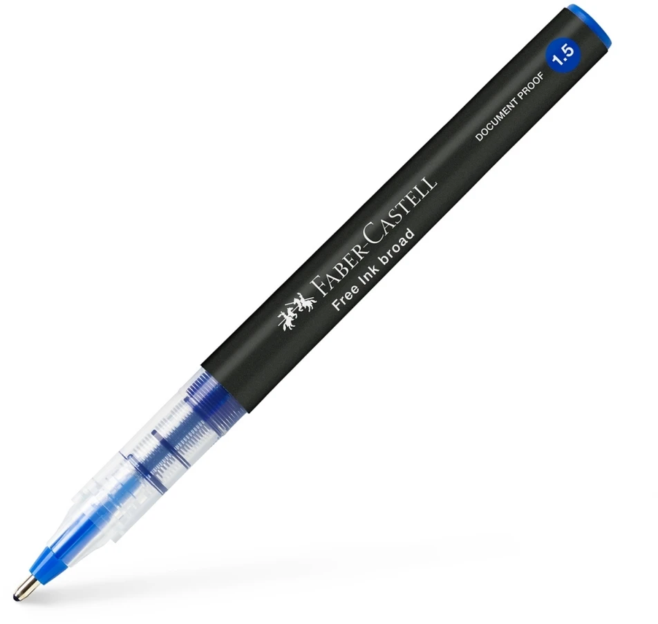 Rašiklis Faber-Castell, 1.5mm, mėlynos spalvos