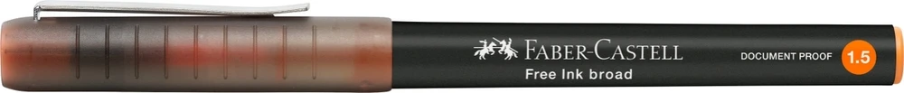 Rašiklis Faber-Castell, 1.5mm, oranžinės spalvos