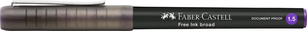 Rašiklis Faber-Castell, 1.5mm, purpurinės spalvos