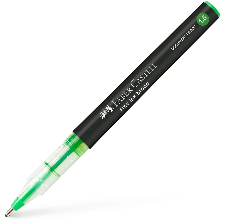 Rašiklis Faber-Castell, 1.5mm, šviesiai žalios spalvos