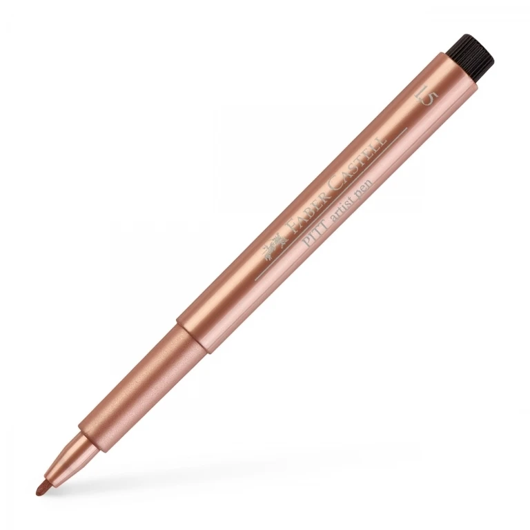 Rašiklis piešimui Faber-Castell PITT Artist Pen, 1.5mm, #252 Copper