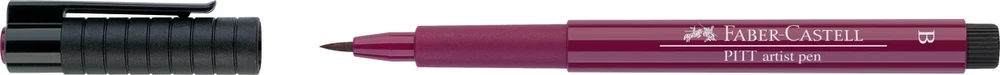 Rašiklis piešimui Faber-Castell PITT Artist Pen B, teptukinis, #133 Magenta