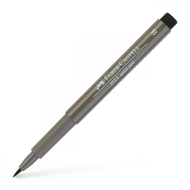 Rašiklis piešimui Faber-Castell PITT Artist Pen B, teptukinis, #273 Warm Pilkas IV