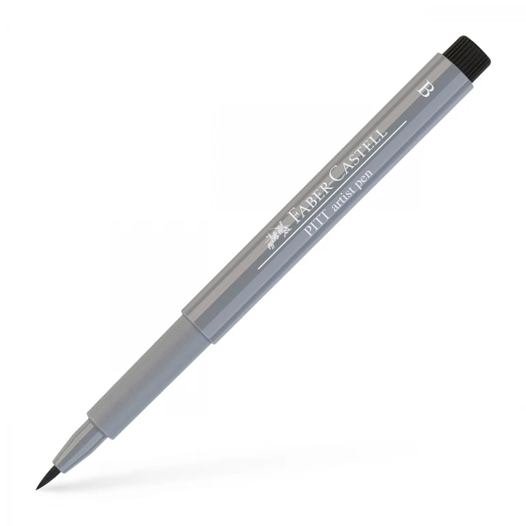 Rašiklis piešimui Faber-Castell PITT Artist Pen B, teptukinis, #232 Cold Pilkas III