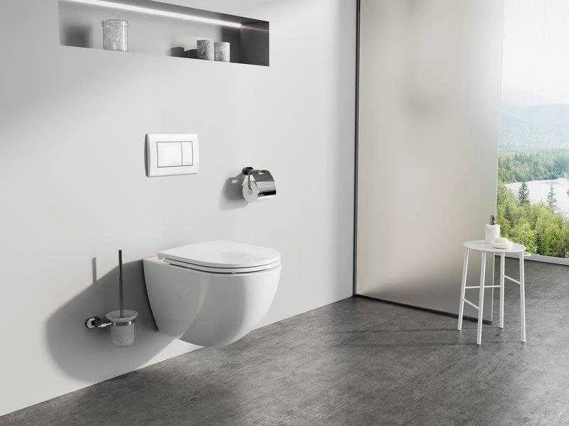 Ravak Pakabinamasis unitazas su dangčiu OPTIMA RIMOFF, 530×440 mm