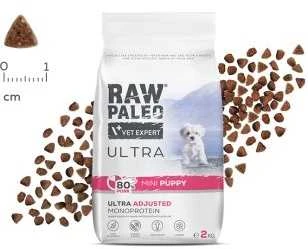 RAW PALEO Ultra Mini Puppy Pork – sausas Maistas šunims – 2kg