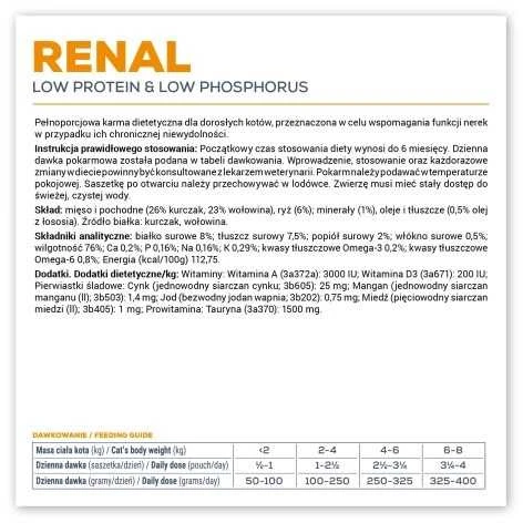 VET EXPERT Veterinary Diet Renal Cat - šlapias ėdalas katėms - 100 g