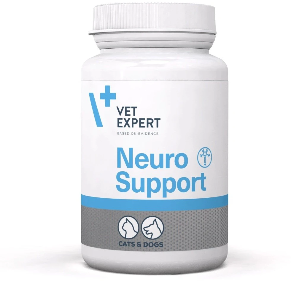 Mitybinis Papildas - VetExpert NeuroSupport Tabletės Šunims ir Katėms, 45 Tabletės, Be Grūdų