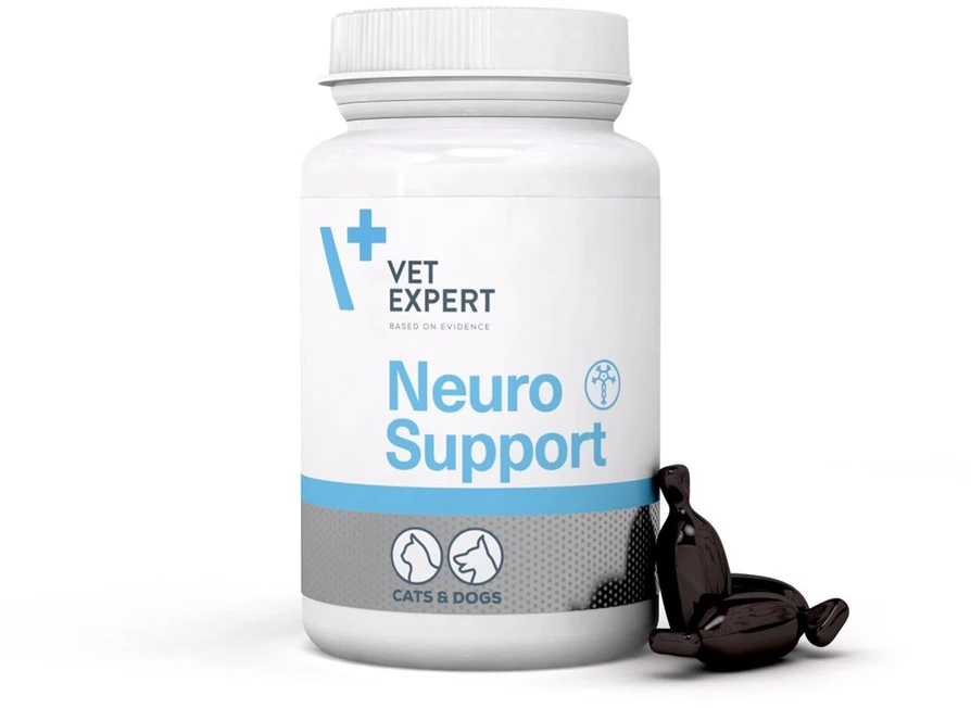 Mitybinis Papildas - VetExpert NeuroSupport Tabletės Šunims ir Katėms, 45 Tabletės, Be Grūdų