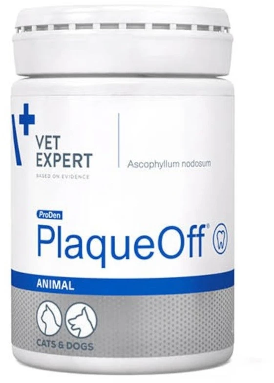 Vetexpert Dantų papildas - VET EXPERT Plaque Off šunims ir katėms 20g