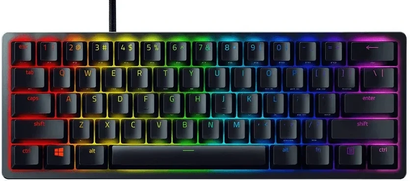 60% Mechaninė Žaidimų klaviatūra Razer Huntsman Mini, Purple Switch, US išdėstymas