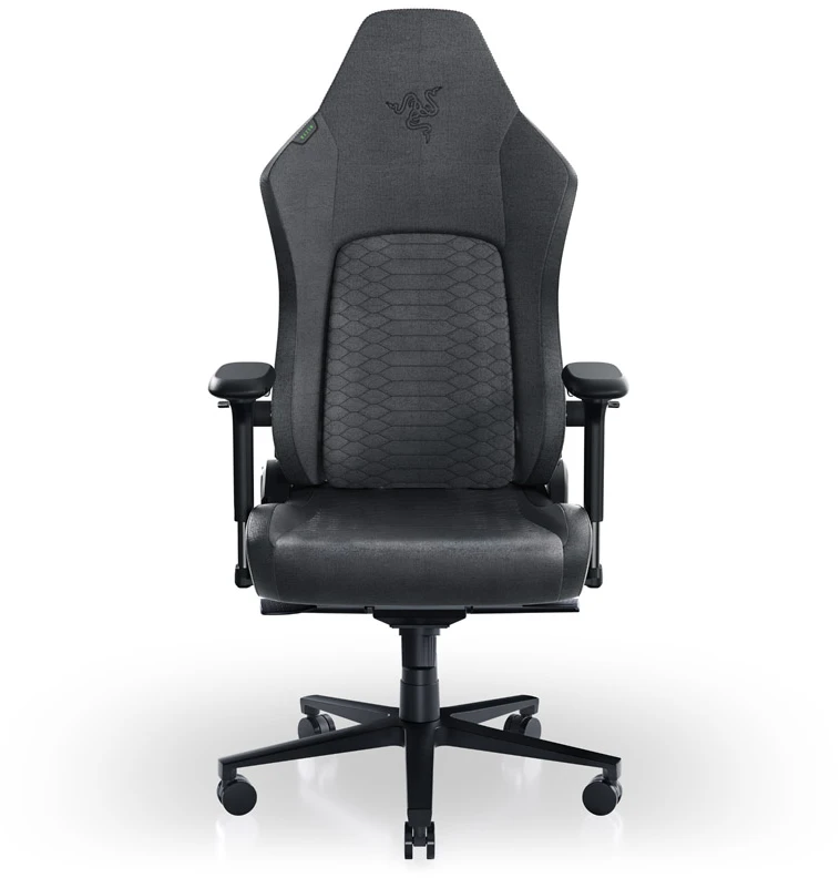 Razer Plush fabric; Aliuminio | Gaming chairs | Iskur | Dark pilkas