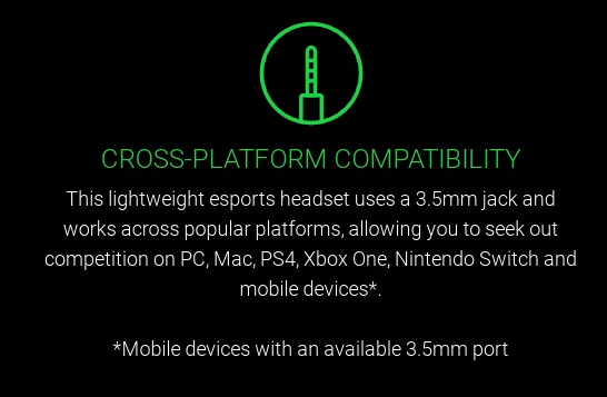 Žaidimų ausinės Razer BlackShark V2 X, Juodos spalvos