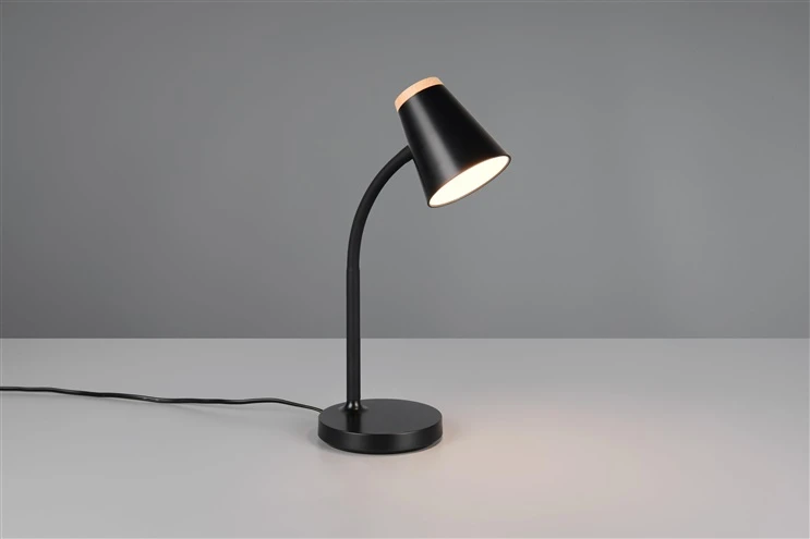 REALITY PONGO LED TABLE LAMP Juodas
