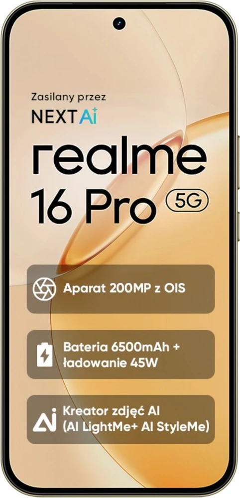 realme 16 Pro 5G 8/512GB 6.78" 144Hz Gold
