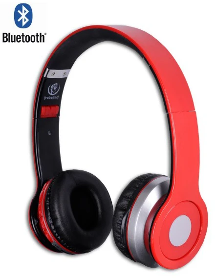 Rebeltec Bluetooth ausinės Crystal raudonos spalvos