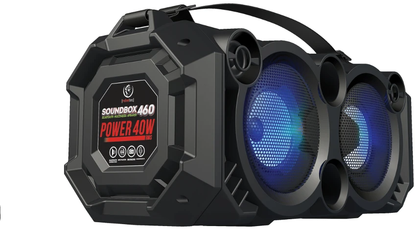Nešiojama kolonėlė  Rebeltec SoundBox 460, Juodos spalvos