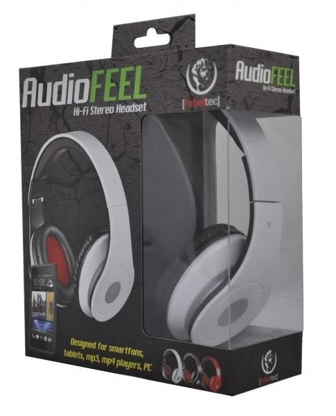 Ausinės Rebeltec Audiofeel Juodas
