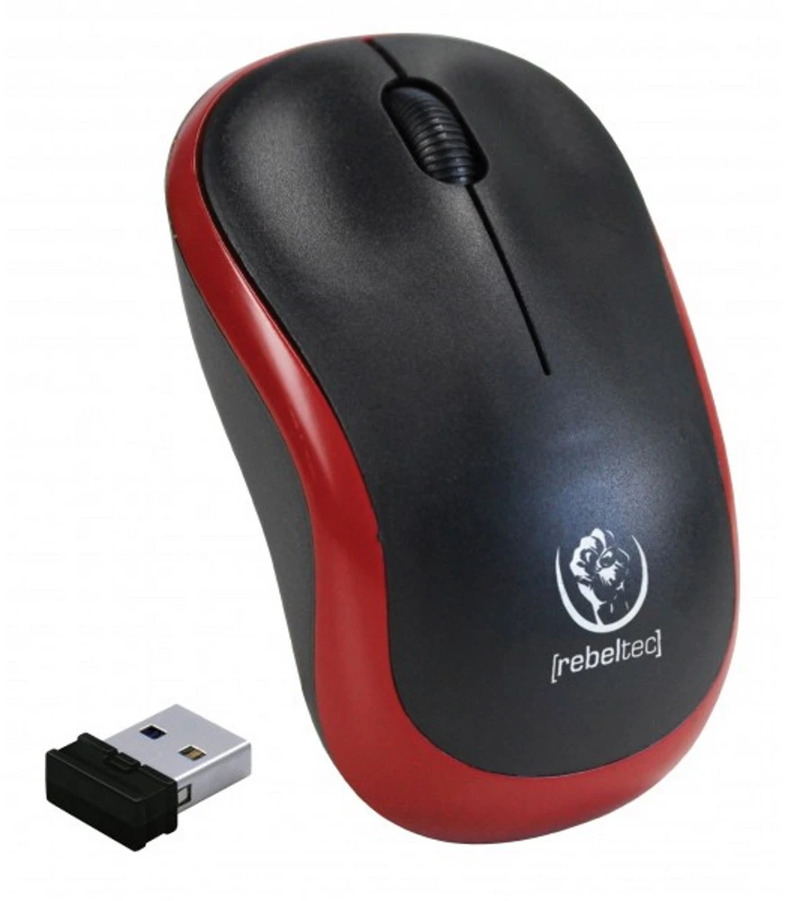 Belaidė pelė Rebeltec RBLMYS00049, juoda