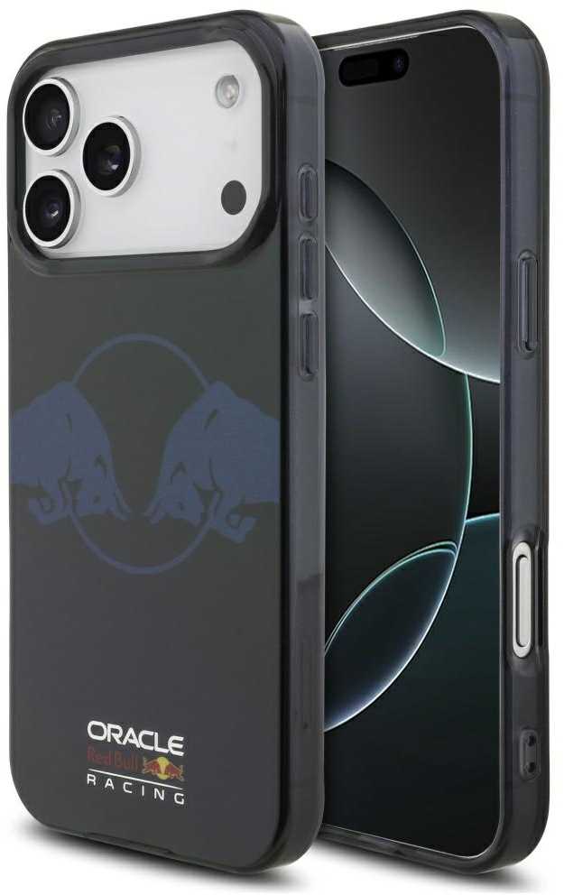 Red Bull Raudona Bull Dėklas Raudona Bull IML skaidrus Two Bulls MagSafe skirtas Apple iPhone 17 Pro Max mėlynos spalvos