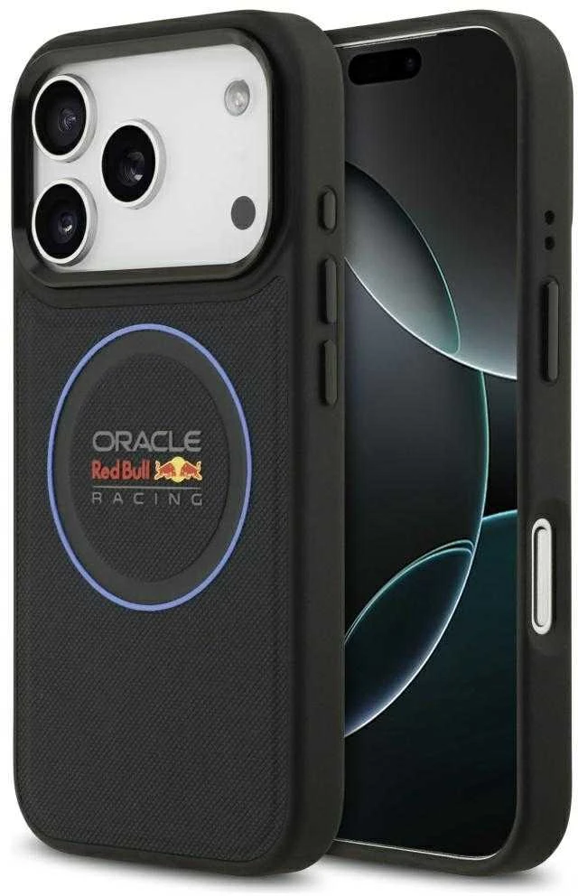 Red Bull Raudona Bull Dėklas Raudona Bull Meshed Mėlyna Ring & Metal Mygtukai MagSafe Apple iPhone 17 Pro navy