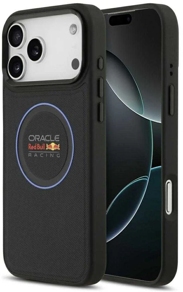 Red Bull Raudona Bull Dėklas Raudona Bull Meshed Mėlyna Ring & Metal Mygtukai MagSafe Apple iPhone 17 Pro Max navy
