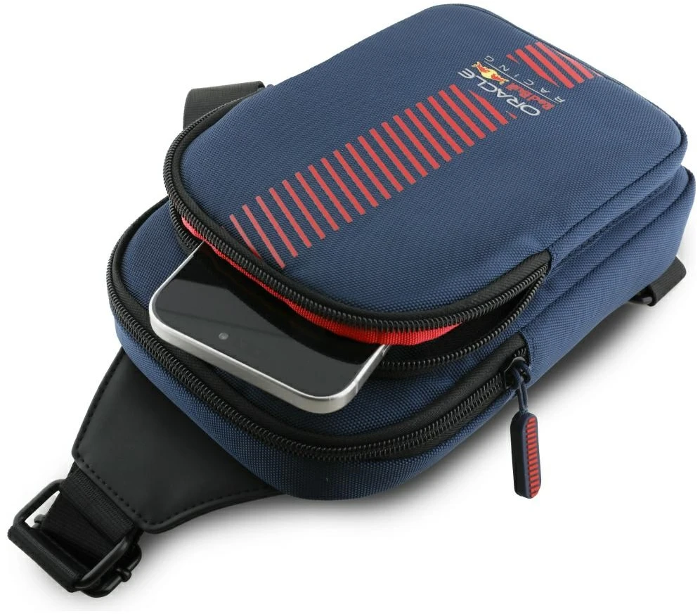 Red Bull Raudona Bull Krepšys telefonui Raudona Bull Powerbar Crossbody Nylon navy mėlynas