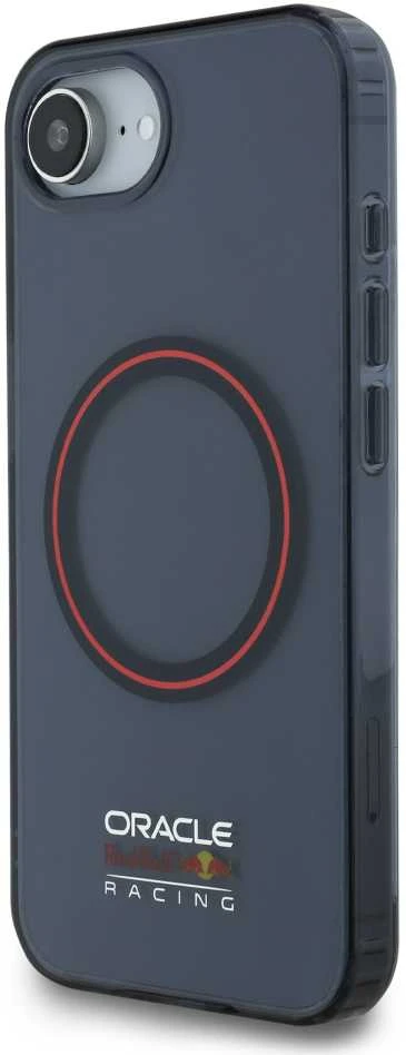 Red Bull Raudona Bull Raudona Bull PC/TPU Raudona Ring MagSafe dėklas skirtas Apple iPhone 16e mėlynos spalvos