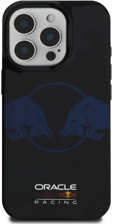 Red Bull Raudona Bull Raudona Bull PC/TPU Two Bulls Magsafe dėklas jūsų Apple iPhone 16 Pro Max mėlynos spalvos