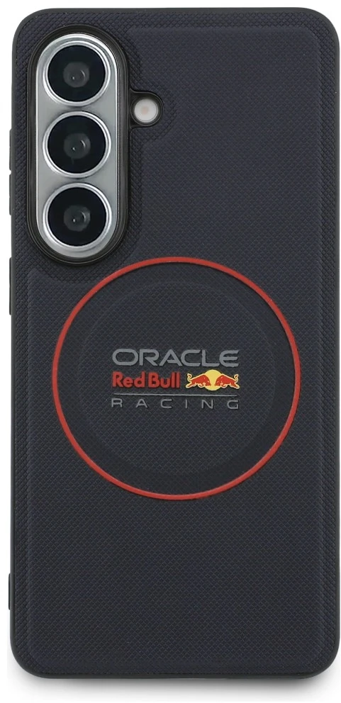 Red Bull Raudona Bull Dėklas Raudona Bull Meshed Raudona Ring MagSafe skirtas Samsung Galaxy S26 navy mėlynas