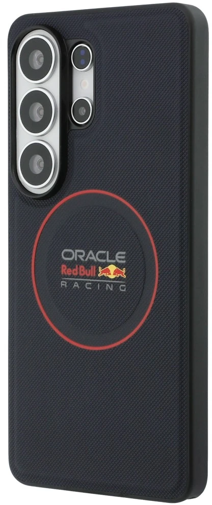 Red Bull Raudona Bull dėklas Raudonas Bull Meshed Raudonas žiedas MagSafe, skirtas Samsung Galaxy S26 Ultra, tamsiai mėlynas