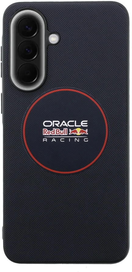 Red Bull Raudona Bull Raudona Bull PU Leather Raudona Ring MagSafe dėklas skirtas Samsung Galaxy A57 mėlynos spalvos