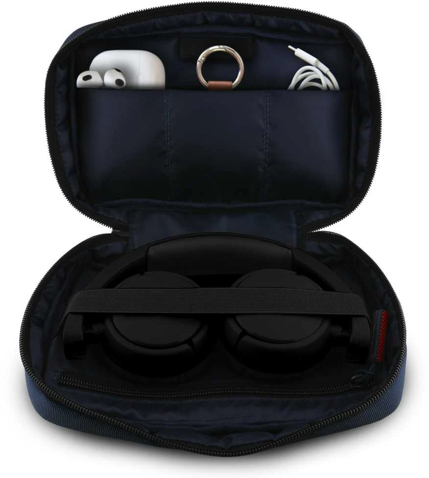 Red Bull Raudona Bull Raudona Bull PU Oversize Logo Travel Kit mėlynos spalvos