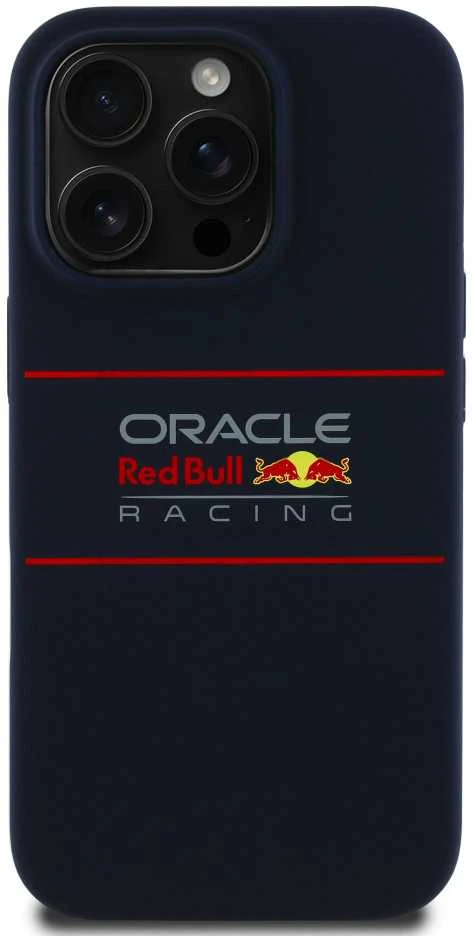 Red Bull Raudona Bull Raudona Bull RBHMP14L24SIHSRV Apple iPhone 14 Pro 6.1″ kietas dėklas navy Silicone Horizontal Logo MagSafe
