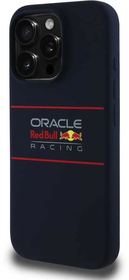 Red Bull Raudona Bull Raudona Bull RBHMP15X24SIHSRV Apple iPhone 15 Pro Max 6.7″ kietas dėklas navy Silicone Horizontal Logo MagSafe
