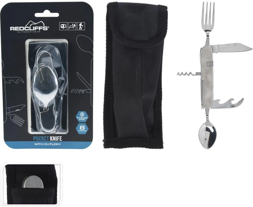 Redcliffs Turistinis sulankstomas peiliukas 8-in-1