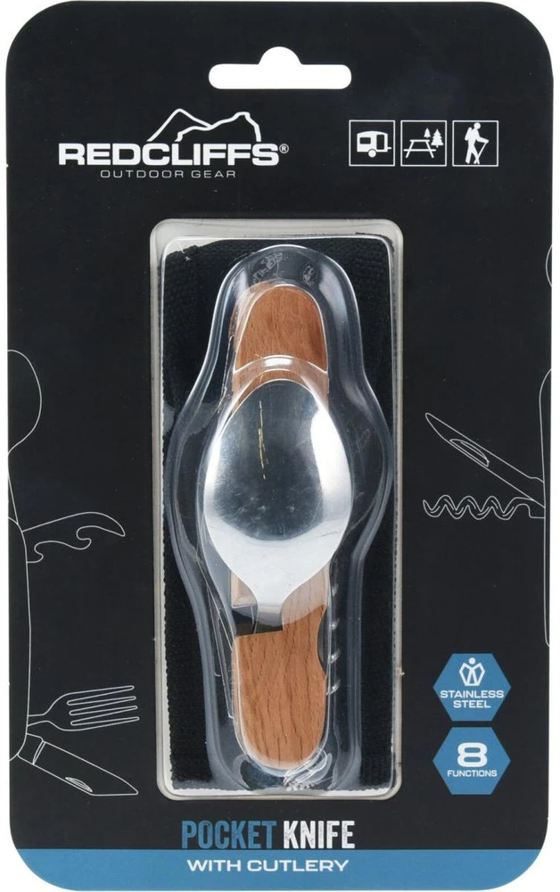Daugiafunkcis turistinis peilis Redcliffs 8 funkcijos/11cm