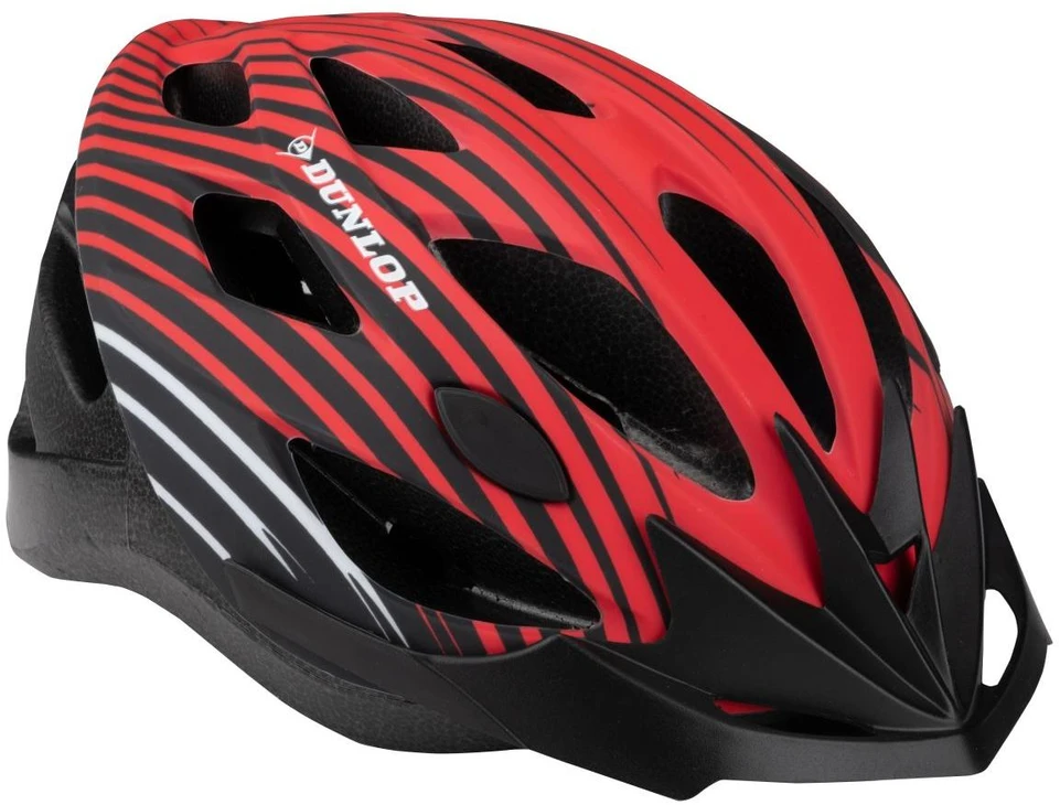 Reguliuojamas dviračio šalmas Dunlop raudonas