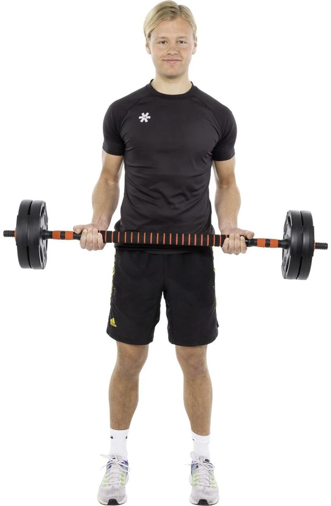 Sulankiojamas kompozitinis štangos ir hantelių rinkinys 20 kg Pure 2 Improve