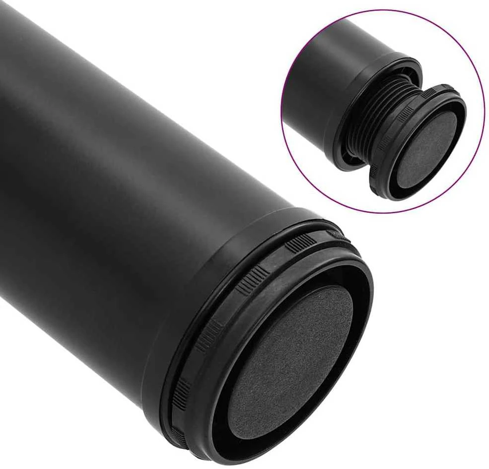 Reguliuojamo aukščio stalo kojos, 4vnt., juodos spalvos, 710mm