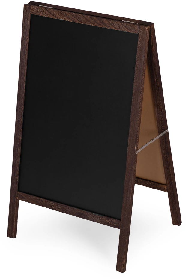 Reklaminis A formos stovas 83×50 cm, dvipusė kreidinė lenta, ModernHome