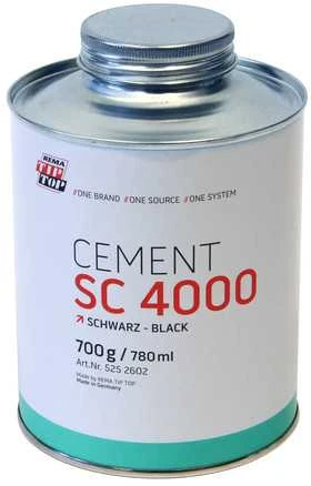 Rema Tip Top REMA Cement SC 4000 Juodas, klijai, juoda, 700g/780ml