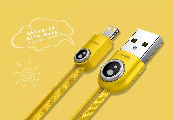 Oem REMAX Kabelis Lemen RC-101m – USB į Micro USB – geltonos spalvos