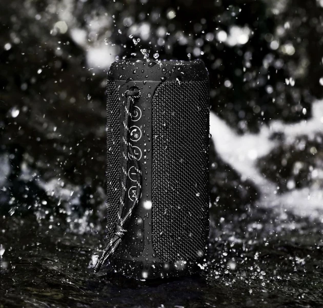 REMAX Portable Atsparus vandeniui Wireless Speaker RB-M28 juodos spalvos