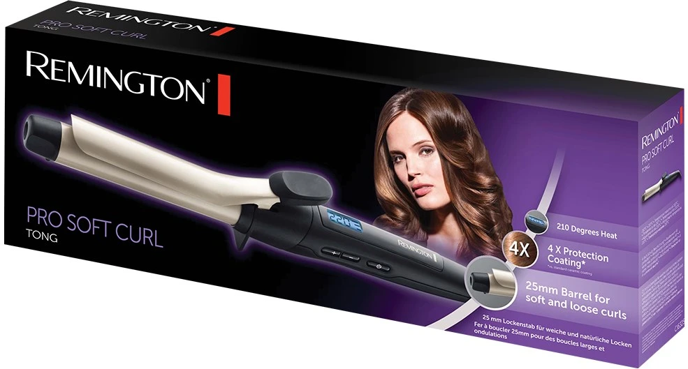 Curling iron for hair REMINGTON Pro Soft Curls CI6325 (juodos spalvos)