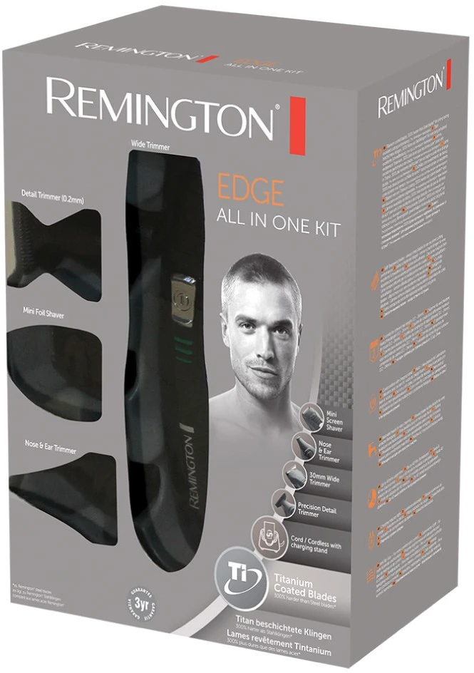 Remington "Edge" Plaukų kirpimo rinkinys PG6030, Juodas