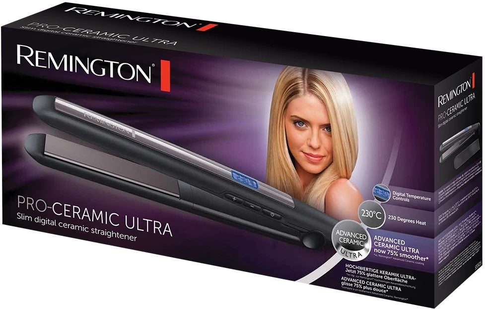 Plaukų tiesinimo žnyplės REMINGTON S5505 juodai rudos spalvos
