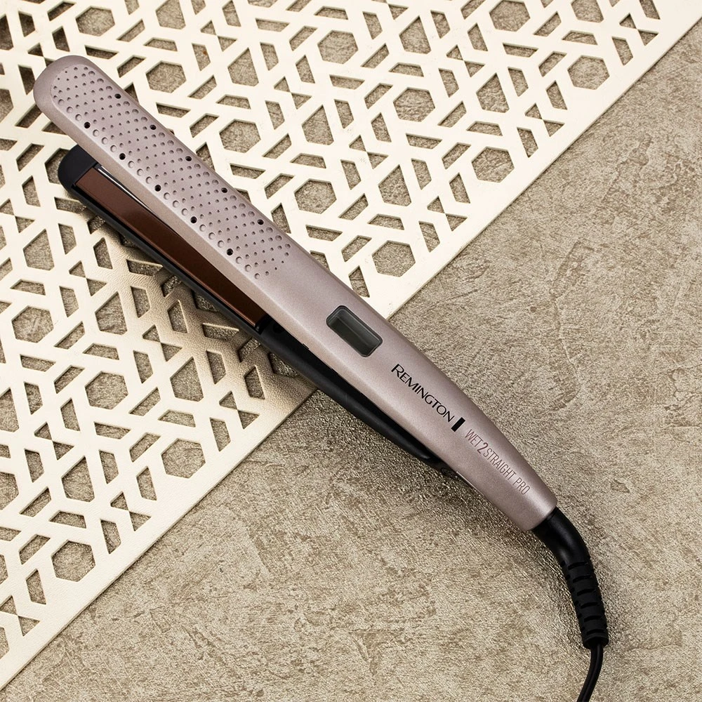 Remington | Wet 2 Straight PRO Plaukų tiesintuvas | S7970 | Ceramic heating system | Temperature (max) 230 °C | Rožinė/Gold